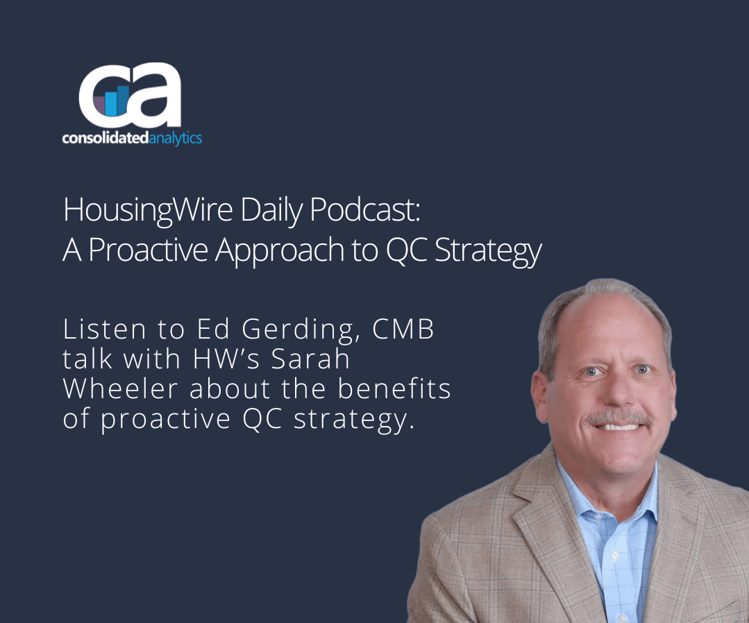 Ed Gerding, CMB Chats with HousingWire’s Sarah Wheeler about the importance of a solid QC strategy